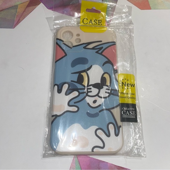 Tom & Jerry  iPhone 12 case cover protector silicone Apple cell cartoon new - Picture 4 of 5